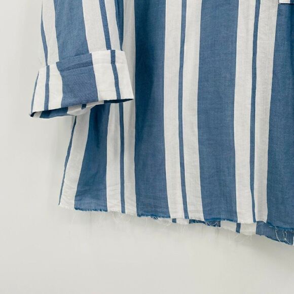 Show Me Your Mumu Sz Medium Stayton Tunic Top in Sailboat Stripe - Picture 6 of 9